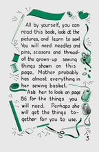 Load image into Gallery viewer, A Child’s Book of Sewing