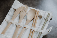 Load image into Gallery viewer, Bamboo Utensil Travel Set