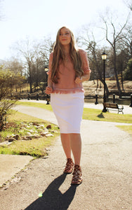 The Perfect Skirt in Classic White