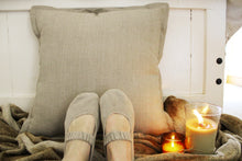 Load image into Gallery viewer, On The Border Flanged Linen Pillow Cover