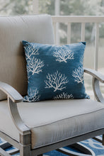 Load image into Gallery viewer, Sea Blue Coral Pillow Cover