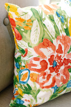 Load image into Gallery viewer, Watercolor Floral Pillow Cover