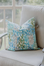 Load image into Gallery viewer, Aqua Pattern Pillow Cover