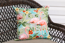 Load image into Gallery viewer, Tropical Flamingo Pillow Cover