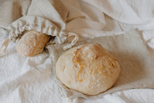 Load image into Gallery viewer, The Organic Bread Bag Set in Flax Linen
