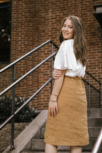 Load image into Gallery viewer, The Lucille Midi Skirt in Ginger