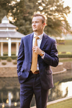 Load image into Gallery viewer, Men’s Neck Tie in Ginger | Cobalt | Olive Branch