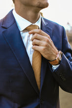 Load image into Gallery viewer, Men’s Neck Tie in Ginger | Cobalt | Olive Branch