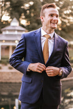 Load image into Gallery viewer, Men’s Neck Tie in Ginger | Cobalt | Olive Branch