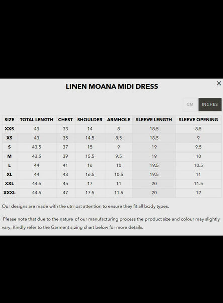 Linen Moana Dress