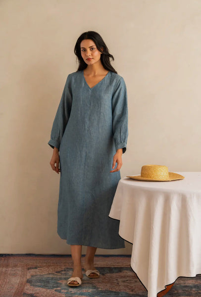 Linen Mariah Dress (Pre-Order)