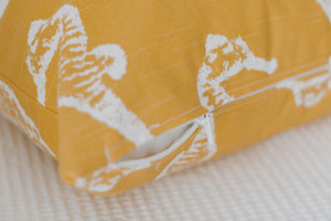 Yellow Sea Horse Pillow Cover