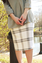 Load image into Gallery viewer, The Perfect Skirt in Black + White Plaid
