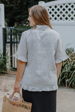 Load image into Gallery viewer, The Ryan Top in Slate Stripe
