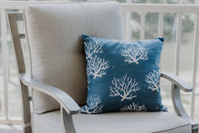 Load image into Gallery viewer, Sea Blue Coral Pillow Cover
