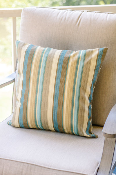 Cottage Stripe Pillow Cover