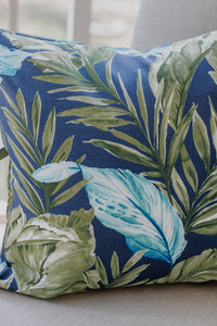 Palm Leaf Pillow Cover