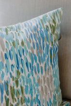 Load image into Gallery viewer, Aqua Pattern Pillow Cover
