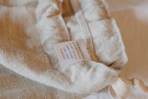 The Organic Bread Bag Set in Flax Linen