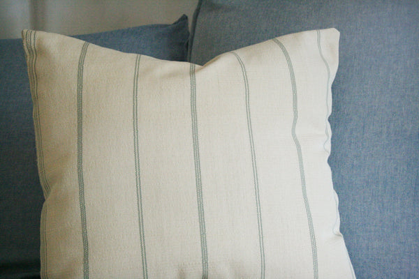 The Woven Striped Pillow Cover