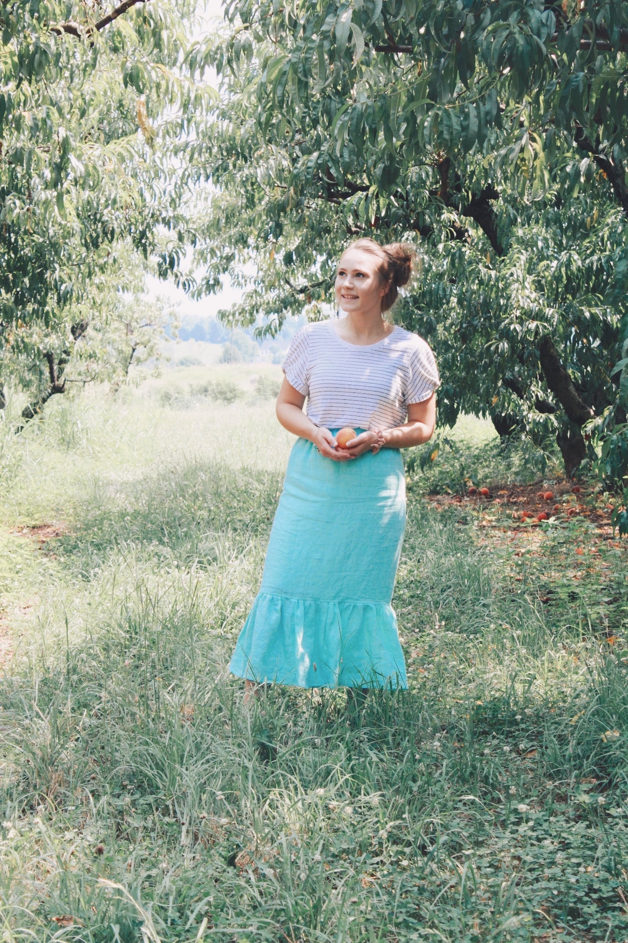 The Georgiana Linen Skirt